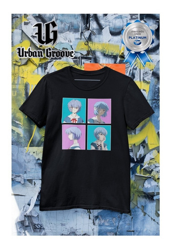 Playera De Evangelion Rei Ayanami Nerv V N00-1-01 Envio Gra.