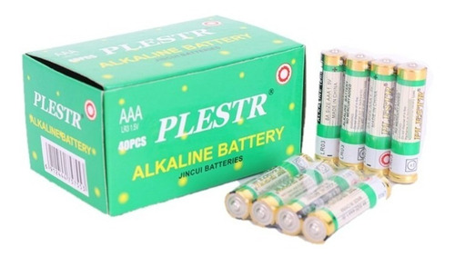 40piezas Baterias Alcalinas Aaa Norecargable Lr6 1.5v 8a