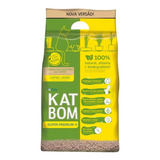 Areia Katbom Granulado Sanitário Para Gato Capim Limão 3kg