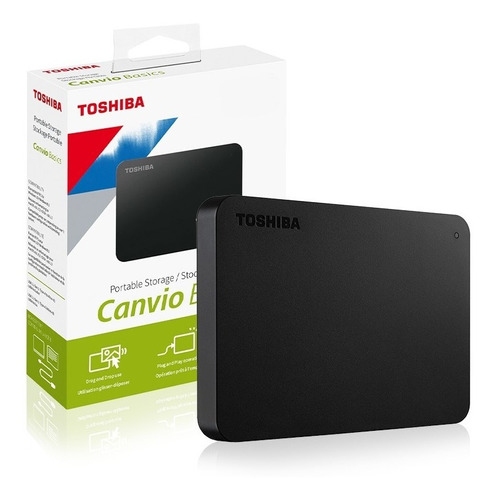 Disco Duro Externo Toshiba 2tb Canvio Basic Tamaño 2,5