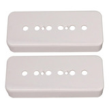 2x Cubierta De Pickup Pastillas Para Guitarra Blanco