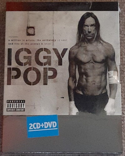 Iggy Pop A Million In Prizes Anthology 2 Cds + Dvd Nuevo