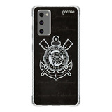 Capa Capinha Gocase Anti Impacto S20 S21 S22 Corinthians Scc Cor S20 Fe Corinthians Escudo Vintage