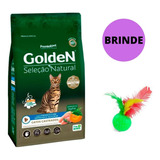 Ração Golden Gatos Seleção Natural Castrados Abobora 1kg