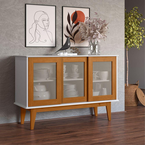 Buffet Valencia Com 3 Portas Branco Nature