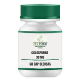 Ciclosporina 30 Mg Pote 60 Cápsulas Oleosas- Uso Veterinário