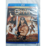 Blu Ray Conan O Bárbaro + Conan O Destruidor Duplo Lacrado 