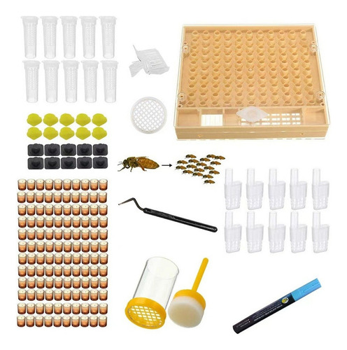 Kit De Sistema De Cría De Abejas Reina Para Apicultura,