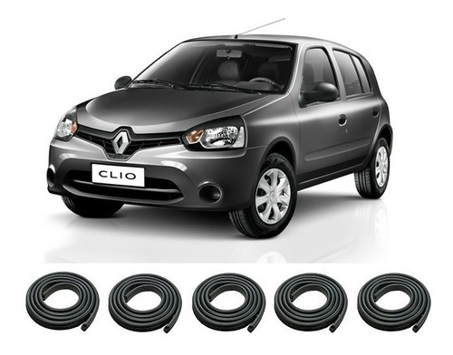 R Clio Mio 5p Burletes Puertas Delanteras + Traseras + Baul