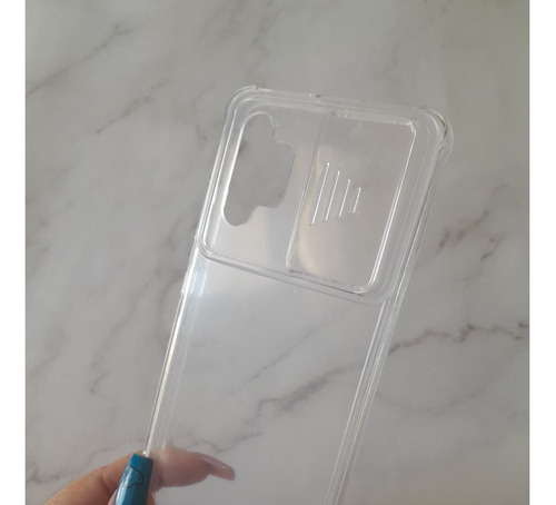 Funda  Para Samsung A32 Con Tapa Camara Transparente Reforza