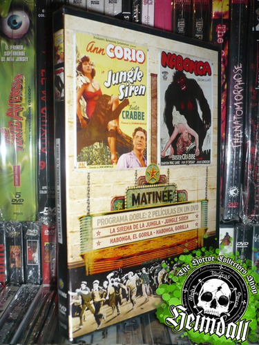 Dvd Jungle Siren + Nabonga  Exploitation Arte Esp King Kong