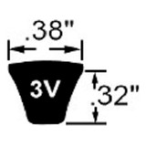 Correa Industrial Dentada 5vx 670