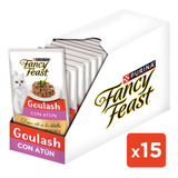 Pack X15 Alimento Húmedo Fancy Feast Goulash Atún 85g