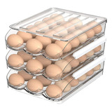 Caja Huevos Rodante Automática, Diseño Deslizante Para Fácil