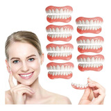 7×set De Prótesis Profesionales Silicona Brillante Dentes E