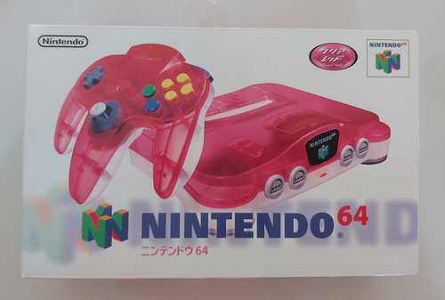 Nintendo 64 Clear Red N64 Sabores