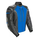 Campera Joe Rocket Atomic 5.0 Azul P/ Moto C/ Protecciones