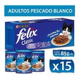Pack Felix® Classic Pescado Blanco 85g