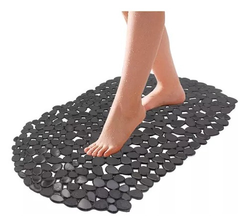 Alfombra De Baño Antideslizante Piedra Mediana 40x60