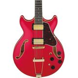 Guitarra Eléctrica Ibanez Amh90-crf Artcore Rojo Cereza Orientación De La Mano Diestro