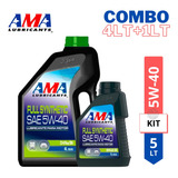 Kit Aceites Lubricantes Motor Ama Full Sintetico 5w40 4l+1l