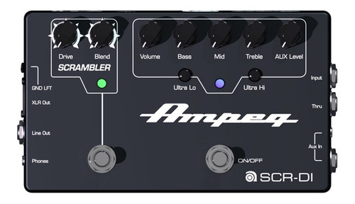 Preamplificador Con Overdrive Ampeg Scrambler Scr Di