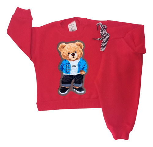 Conjunto Infantil Moletom+calça Quentinho Varias Estampas