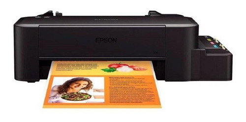 Impresora A Color  Simple Función Epson Ecotank L120 Negra 100v/240v