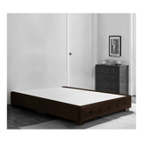 Base Nick Queen Size Suede Chocolate Bases 1pz Box Cama
