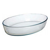 Travessa Oval Elegante De Vidro Decoração Prática Cozinha