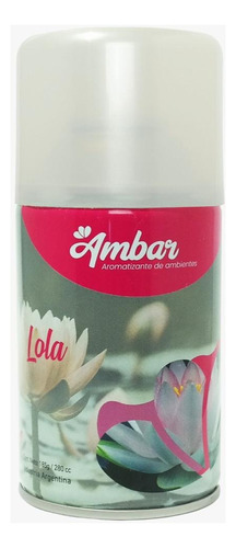 Repuesto Aromatizador Aerosol Fragancias Ambar X12