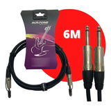 Cable Para Guitarra Electrica Bajo Plug Reforzado 3 Metros 