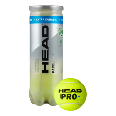 Head Padel Pro+ Pelotas Para Padel Bote Con 3 Pelotas | MercadoLibre
