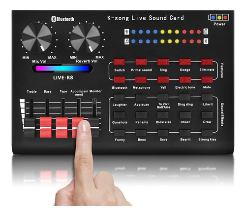 R8 Cambiador De Voz De Sonido Mezclador De La Junta For La