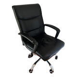 Silla De Escritorio Ergonomica Sillon De Cuero Oficina Usada