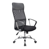 Silla Escritorio Sillon Ejectutiva Ergonómica Dapri Color Negro Material Del Tapizado Algodón