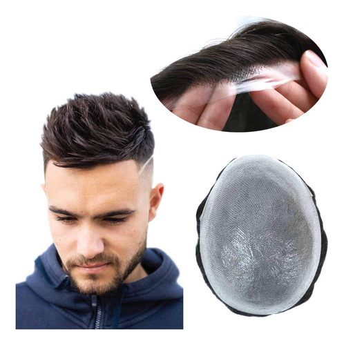 Hair Nature Toupee - Extensiones De Cabello Humano Para Homb