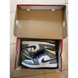 Zapatillas Nike Air Jordan 1 Mid True Blue Cement