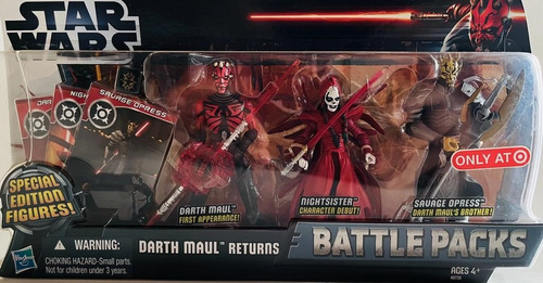 Darth Maul Returns Battle Packs Star Wars Hasbro