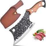 Huusk Cuchillo Japonés Forjado A Mano Para Cortar Carne, Cuc