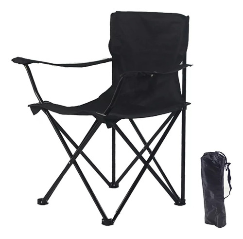 Silla Camping Picnic Playa Caza Pesca Con Porta Vaso Y Brazo