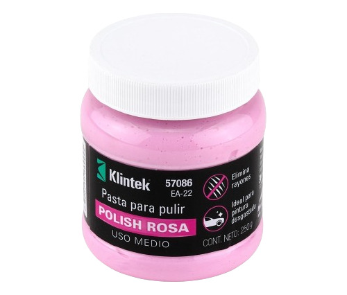 Polish Rosa Pasta Pulir Auto Rayon Grano Medio Klintek 57086