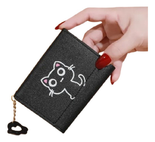 Billetera Dama Mujer Niña Cartera, Regalo, Diseño Gato Kawai