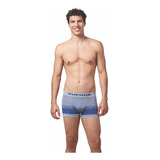 Boxer  Para Hombre Pack X3 Dufour 11855 Sin Costuras Rayado