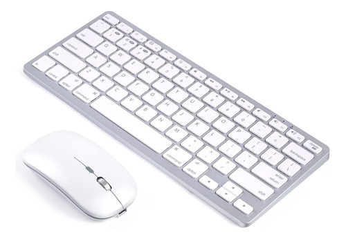 Teclado Y Mouse Inalámbricos Compatibles Con iMac, Macbook Y