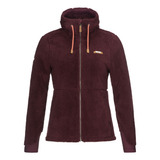 Chaqueta Mujer Lippi Bear Shaggy-pro Hoody Jacket Burdeo