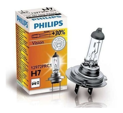 Lámpara H7 12v 55w Philips Pack X10 Unidades Oferta!