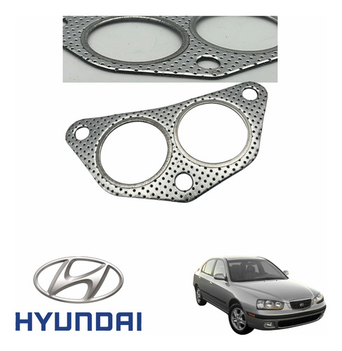 Sello Bajante De Escape Hyundai  Elantra Xd Mtr 1.8-2.0l 00- Foto 2