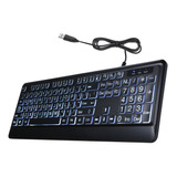 Teclado De Impresión, Interfaz Usb, Teclado Con Cable Grande