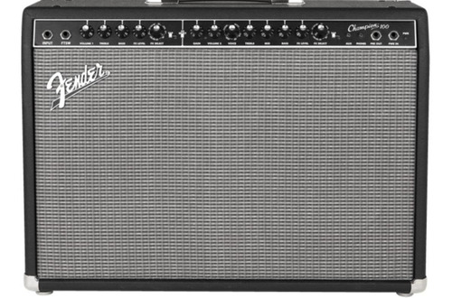 Fender Champion Series 100  100w Color Negro/plata 120v